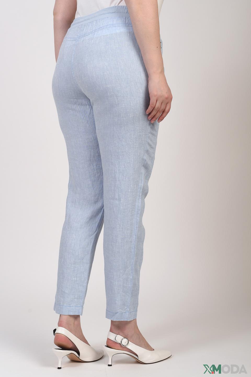 Брюки Doris Streich лен голубой