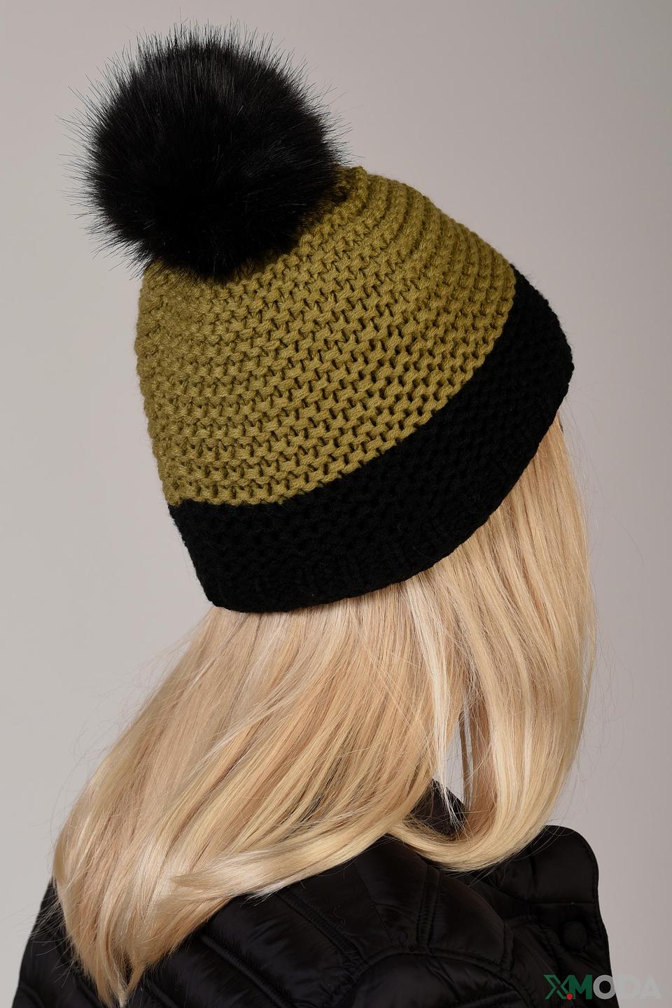 Шапка Wegener вязаная с помпоном