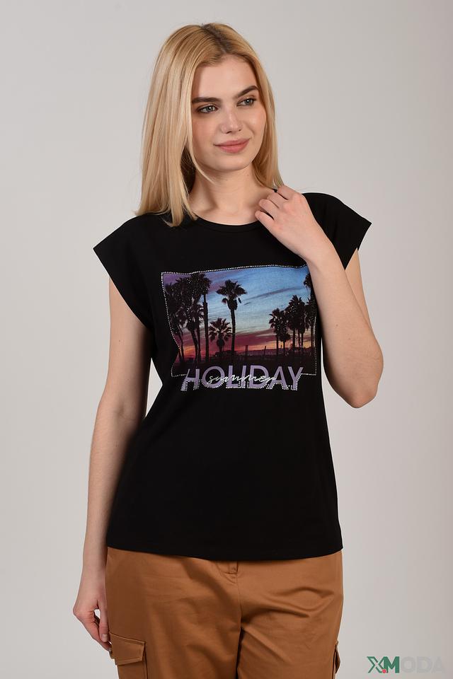 Футболка Liu-Jo Jeans с принтом Holiday