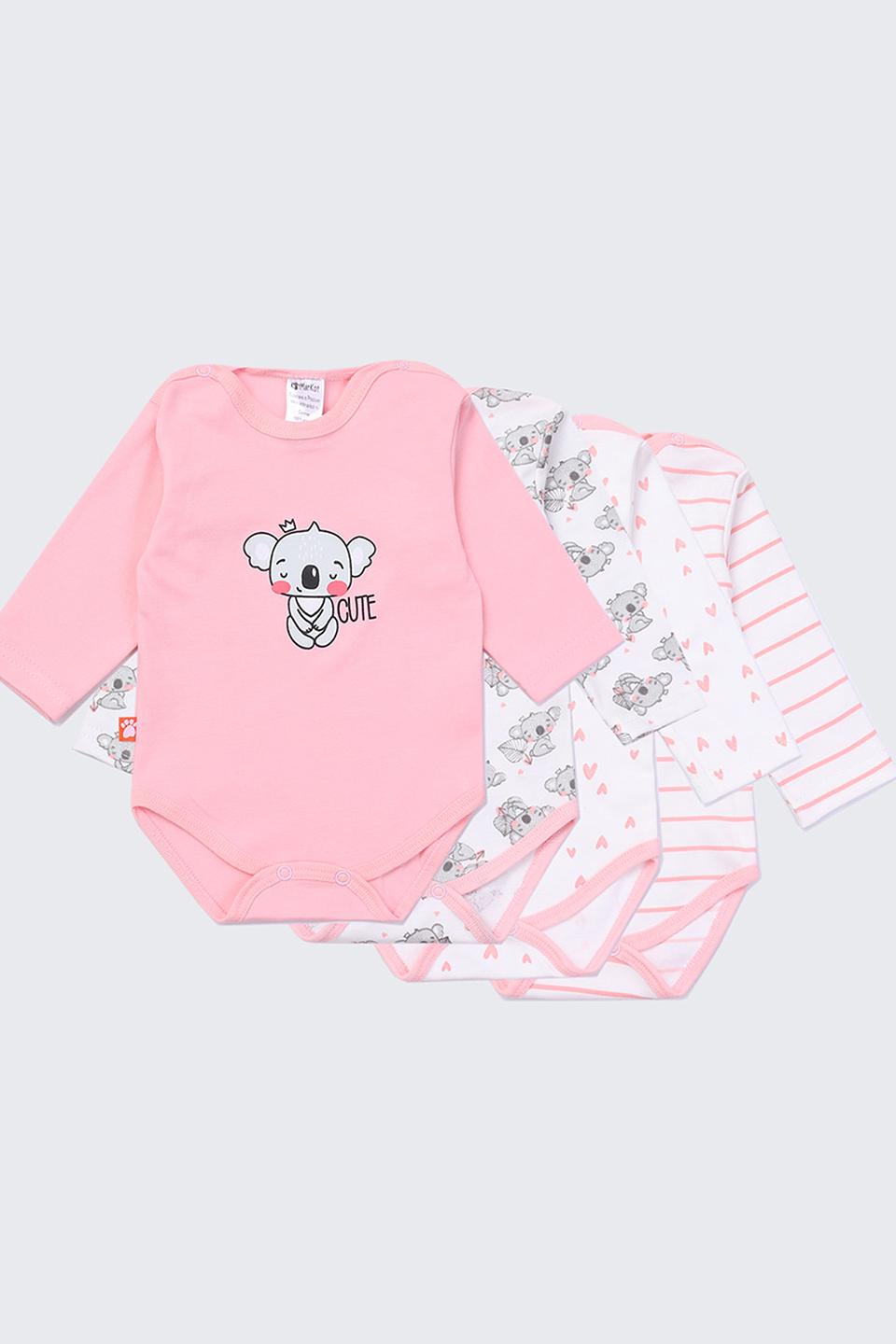 Боди КотМарКот с котиками розовый