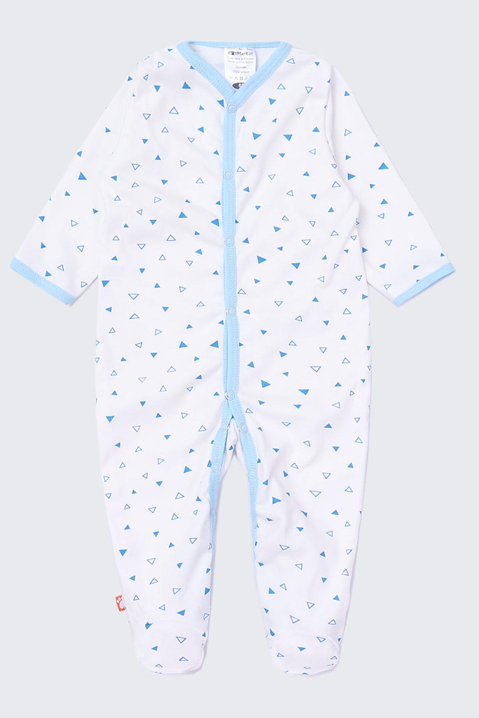 Комбинезон КотМарКот с принтом голубой