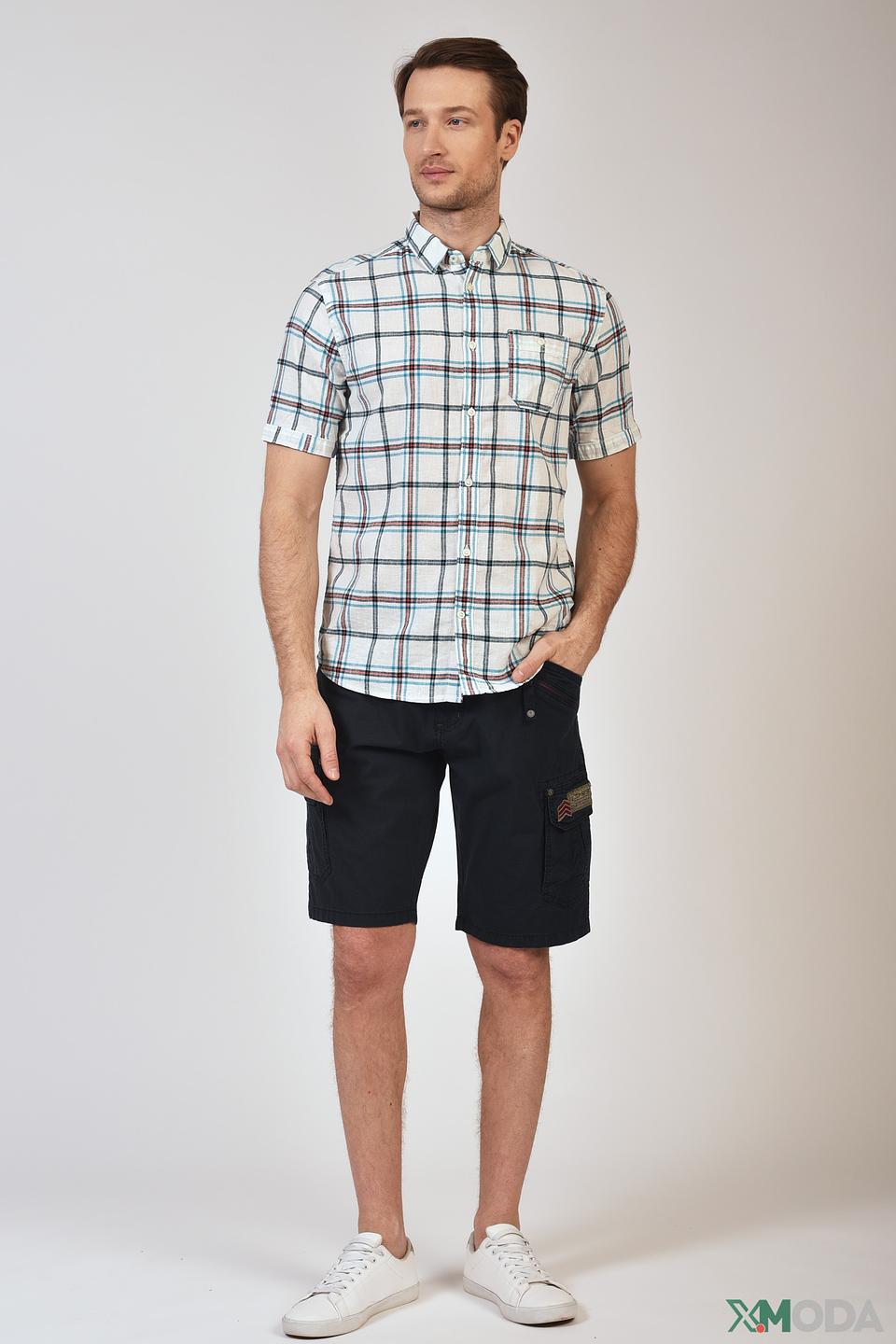 Рубашка кр Tom Tailor в клетку