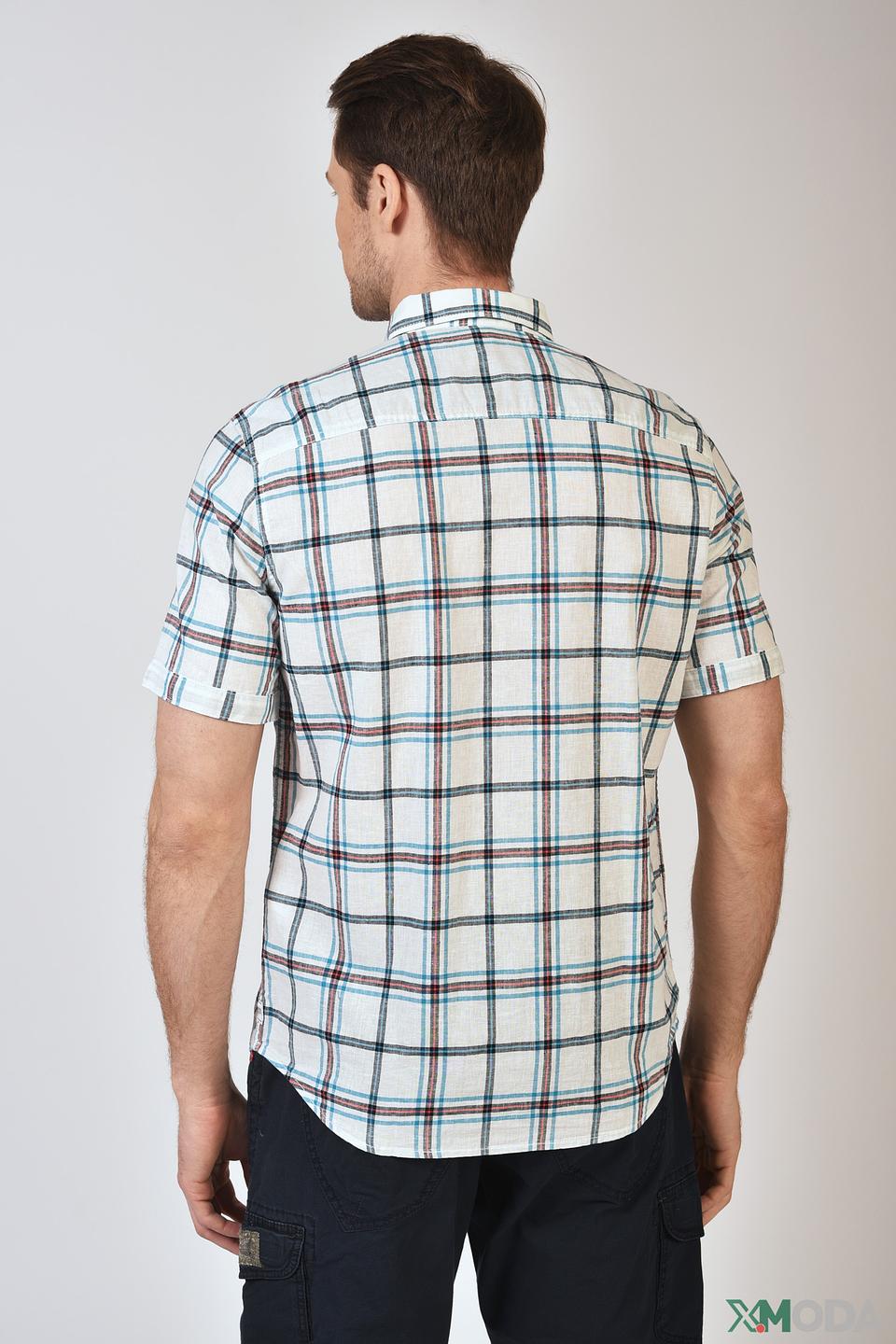 Рубашка кр Tom Tailor в клетку