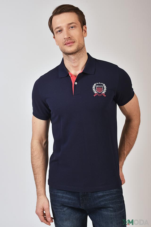 Поло Gant с логотипом