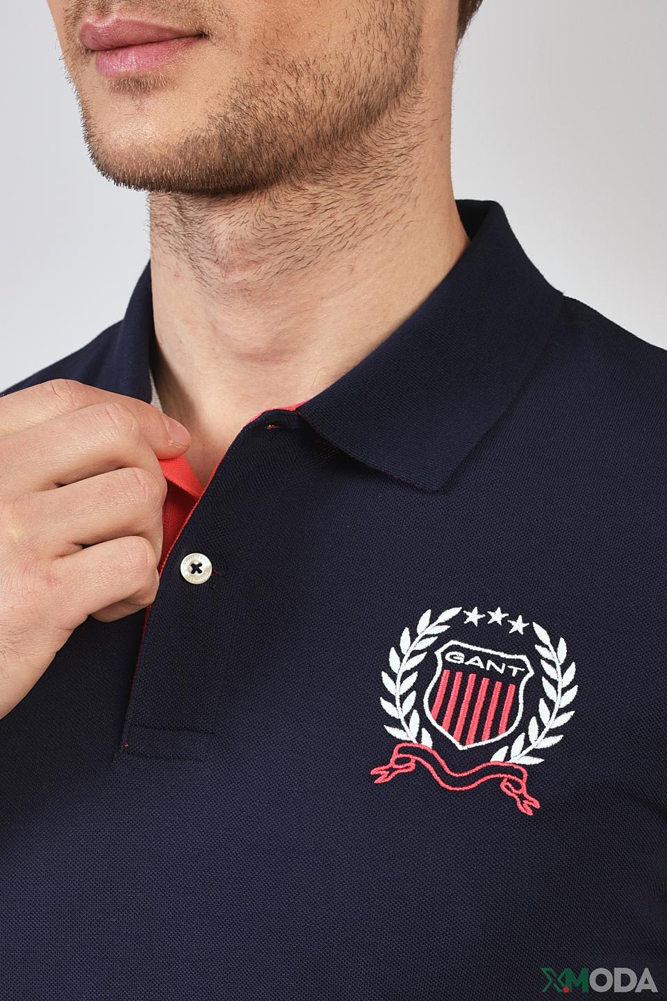 Поло Gant с логотипом