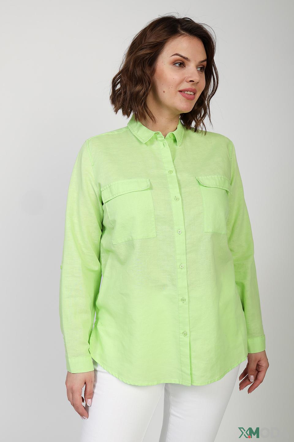 Блуза Via Appia лайм с карманами