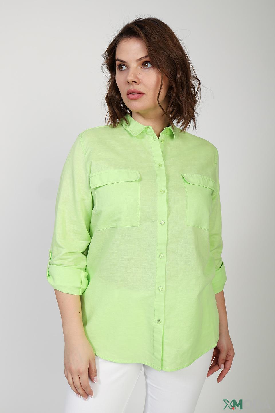 Блуза Via Appia лайм с карманами