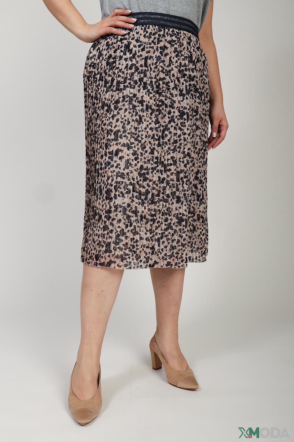 Юбка Rabe collection с леопардовым принтом