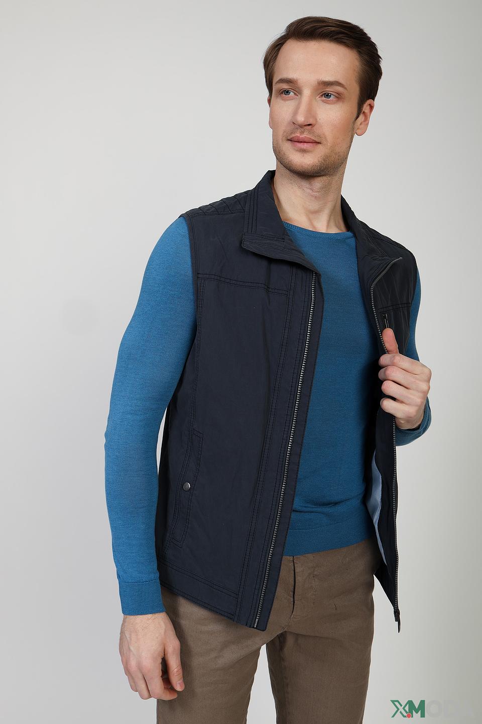 Жилет Cabano мужской тёмно-синий
