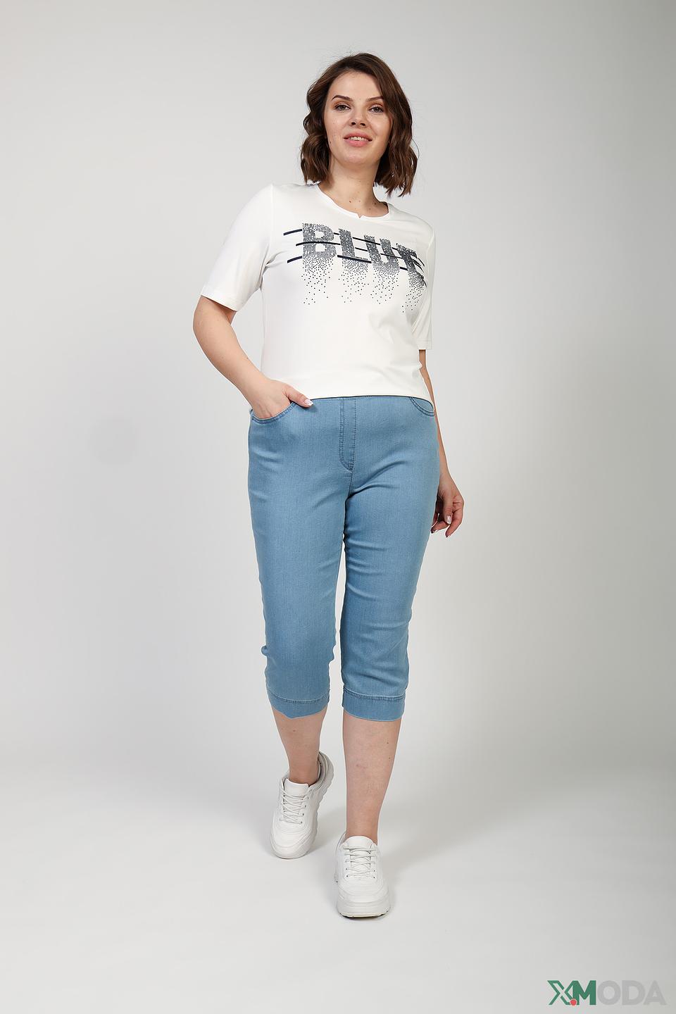 Капри Raphaela by Brax голубые