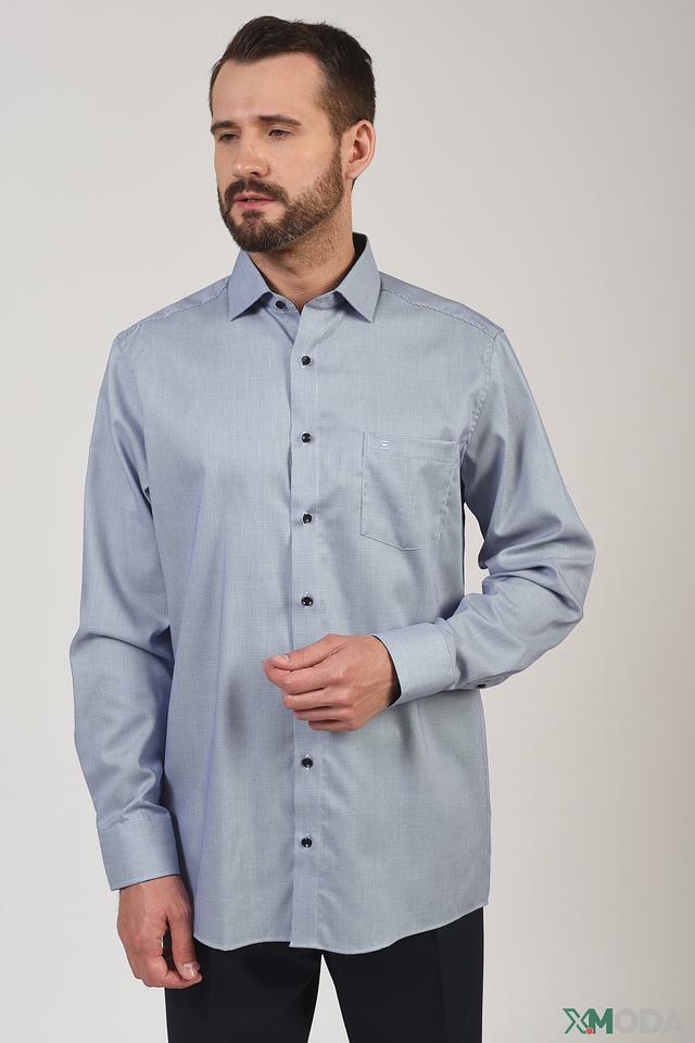 Рубашка Casa Moda голубая приталенная