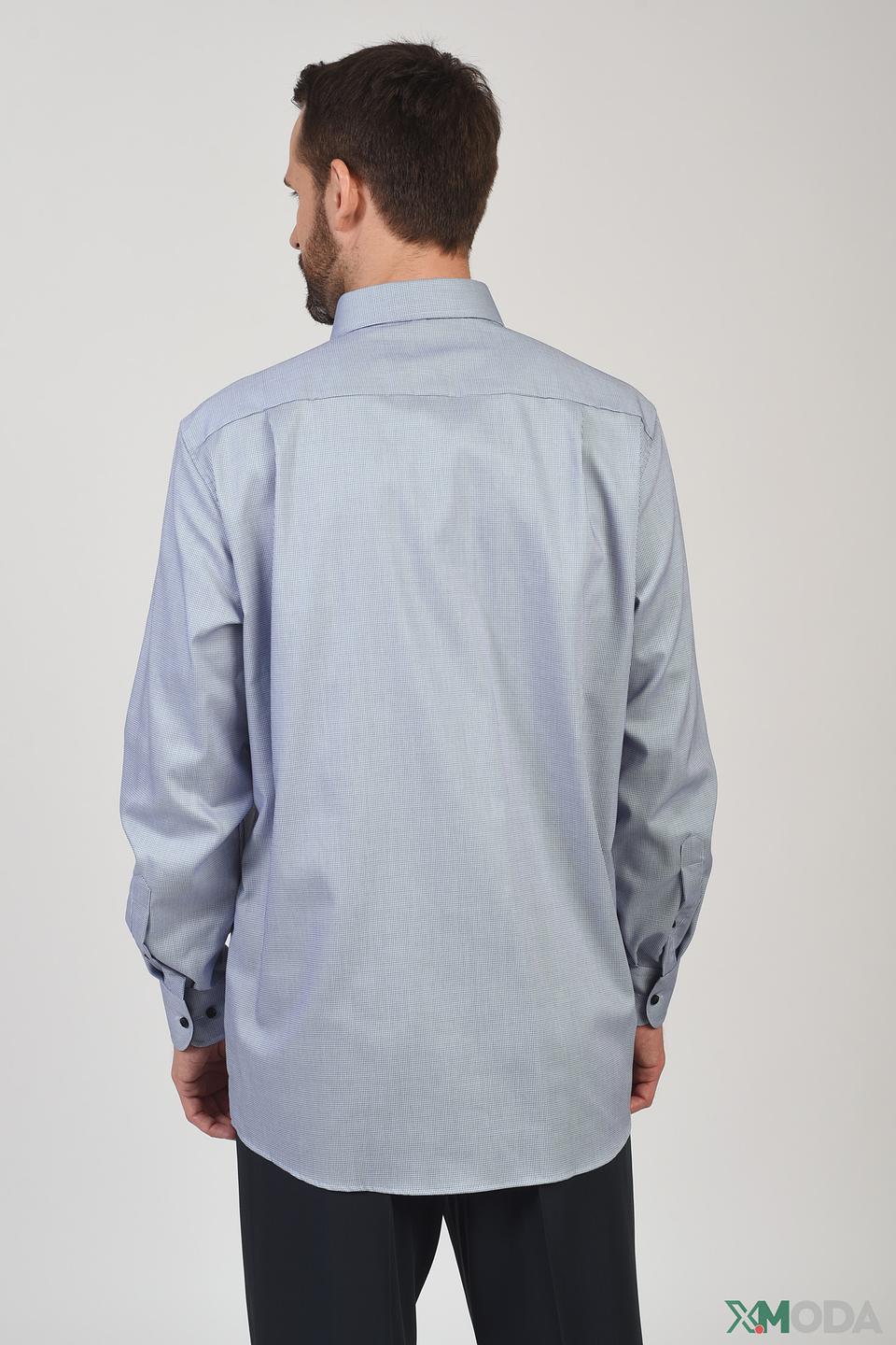 Рубашка Casa Moda голубая приталенная
