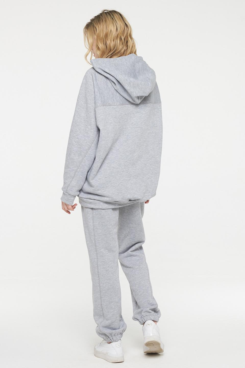 Толстовка VAY меланж серая