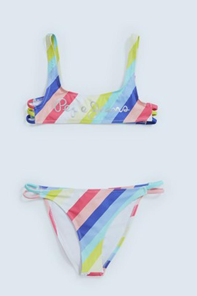 Купальник раздельный Pepe Jeans London полоска