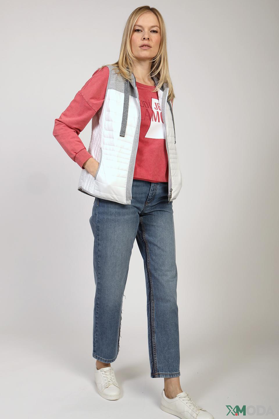 Жилет SE Stenau стеганый белый