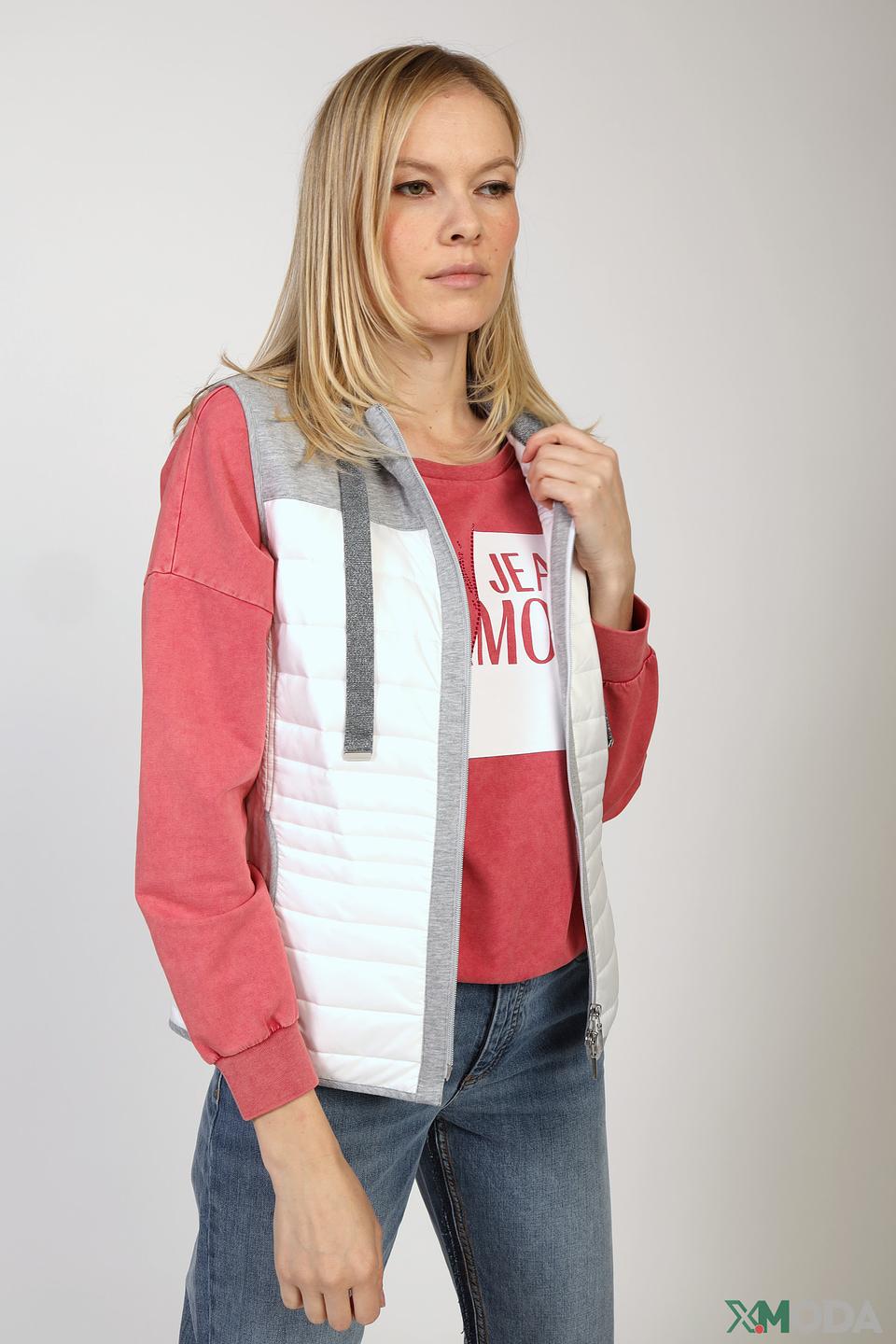 Жилет SE Stenau стеганый белый