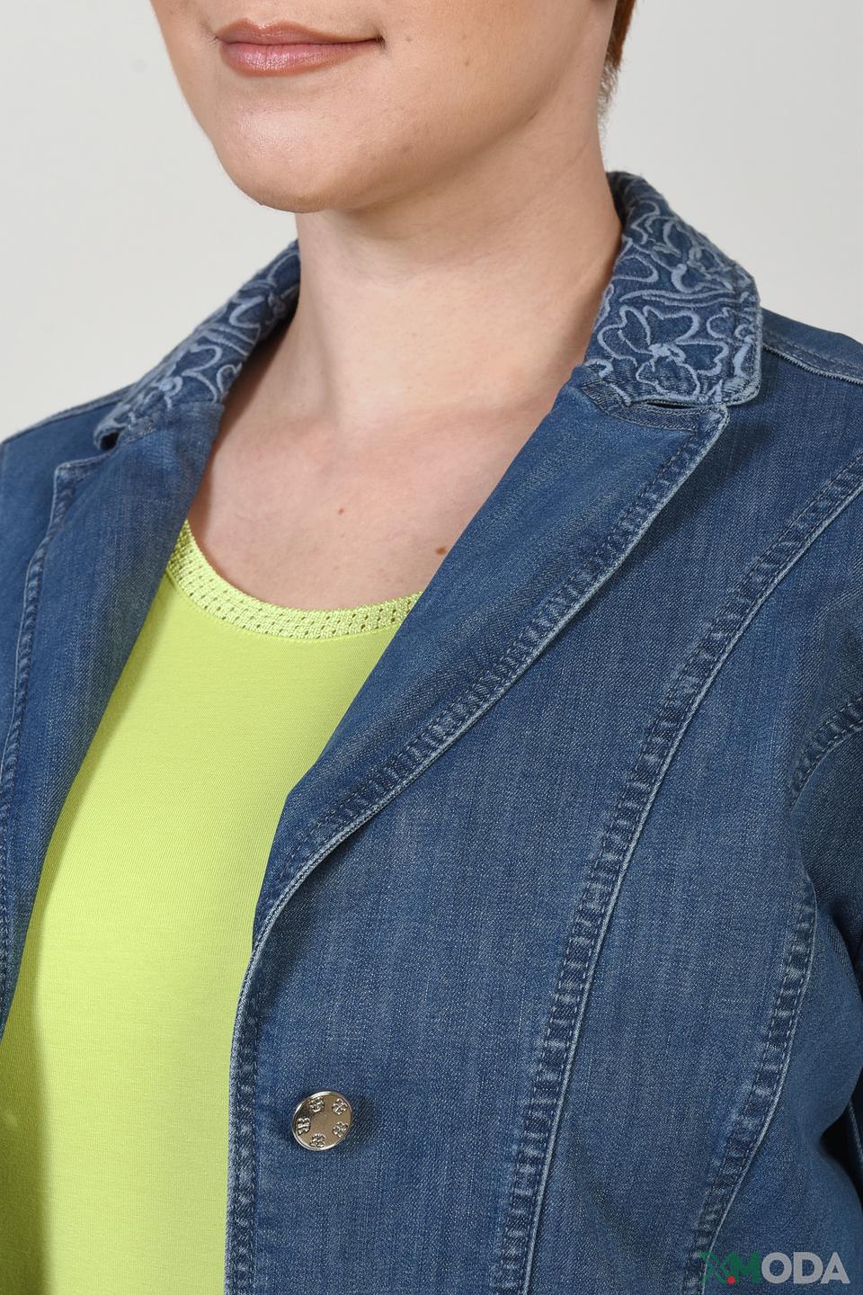 Жакет Basler джинсовый с вышивкой