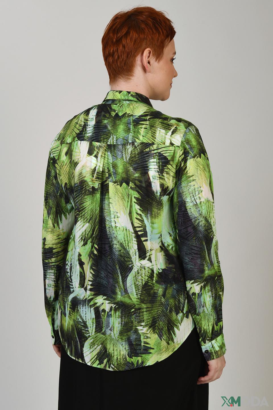 Рубашка Via Appia с тропическим принтом