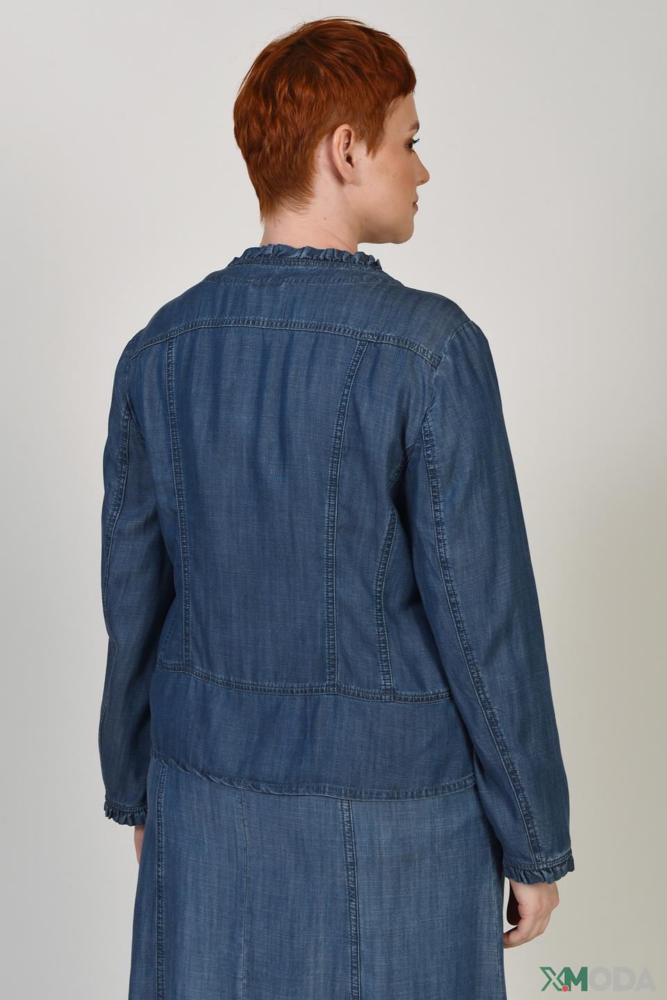 Жакет Lebek джинсовый синий