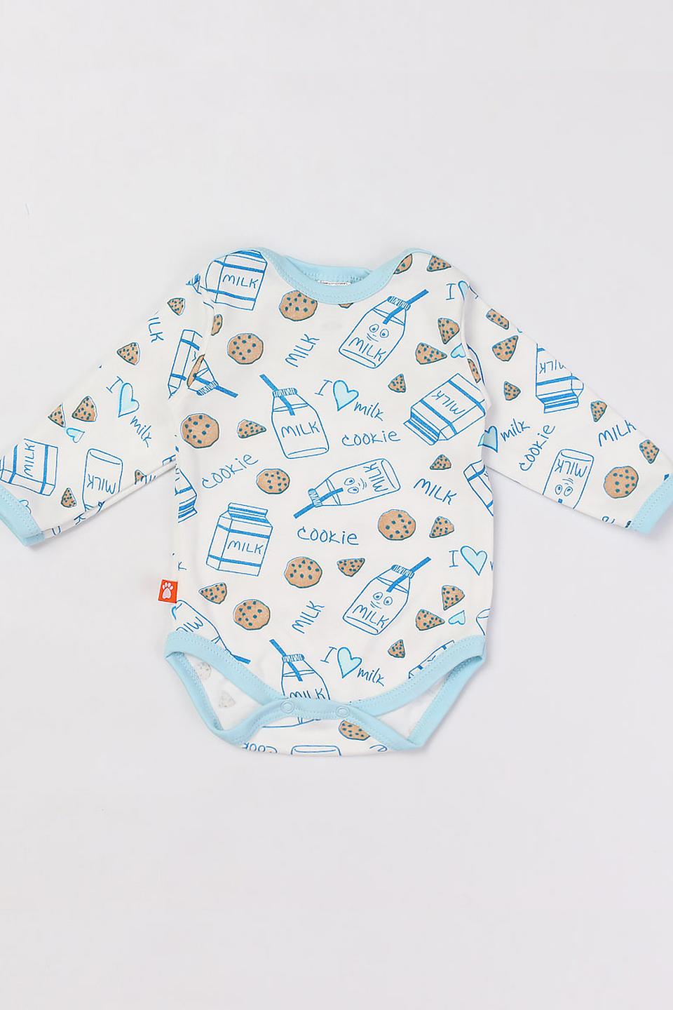 Боди КотМарКот с принтом milk