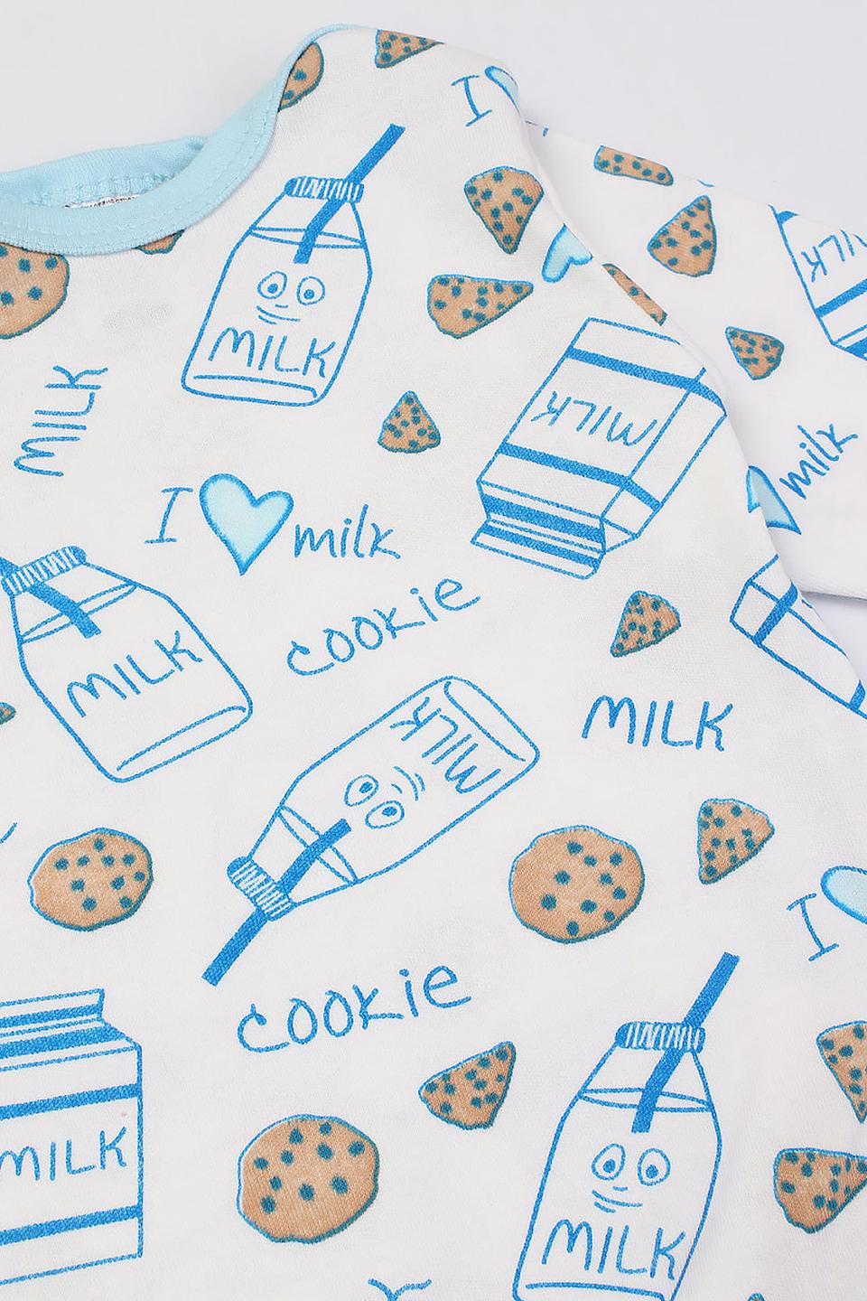 Боди КотМарКот с принтом milk