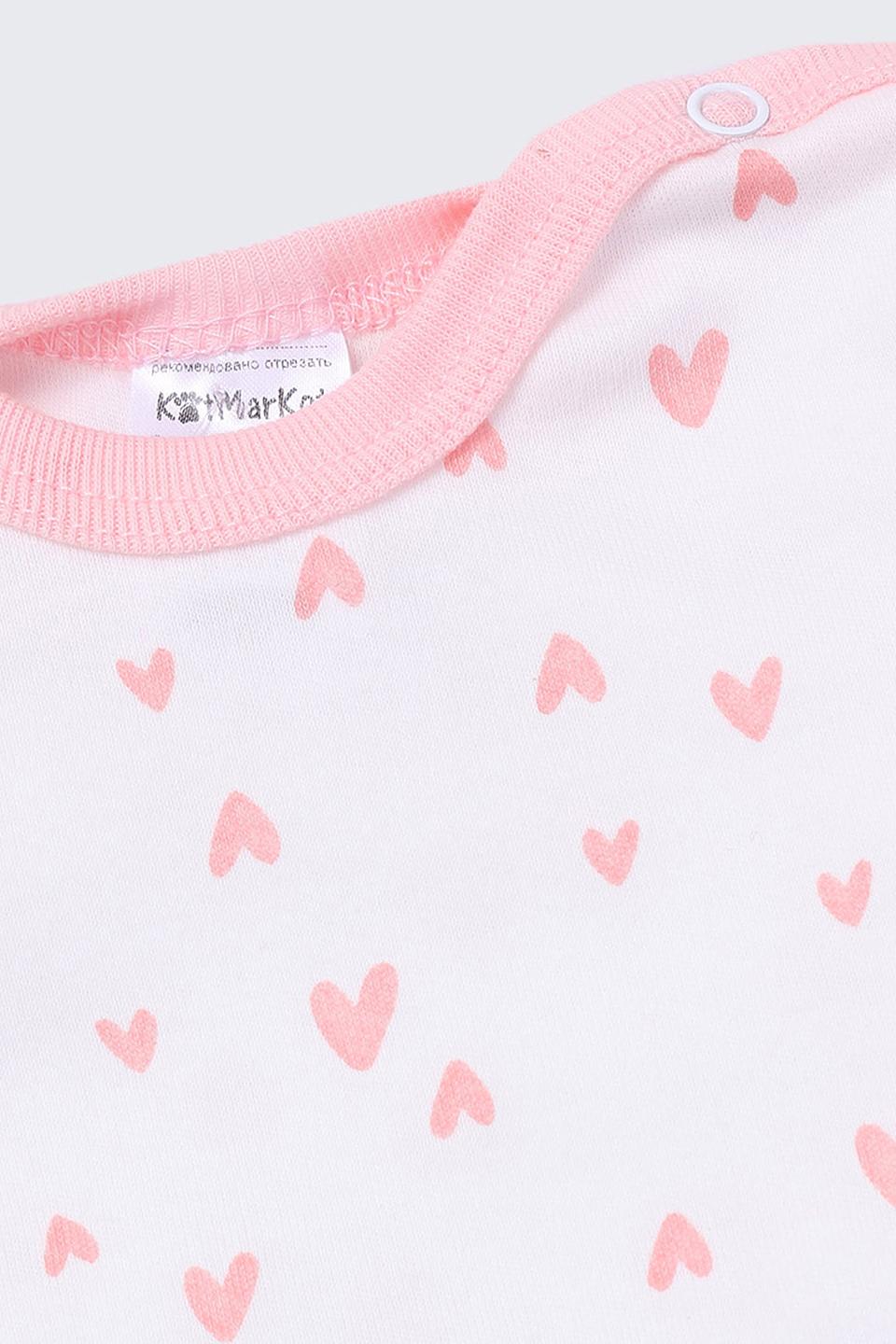 Боди КотМарКот с котятами розовый
