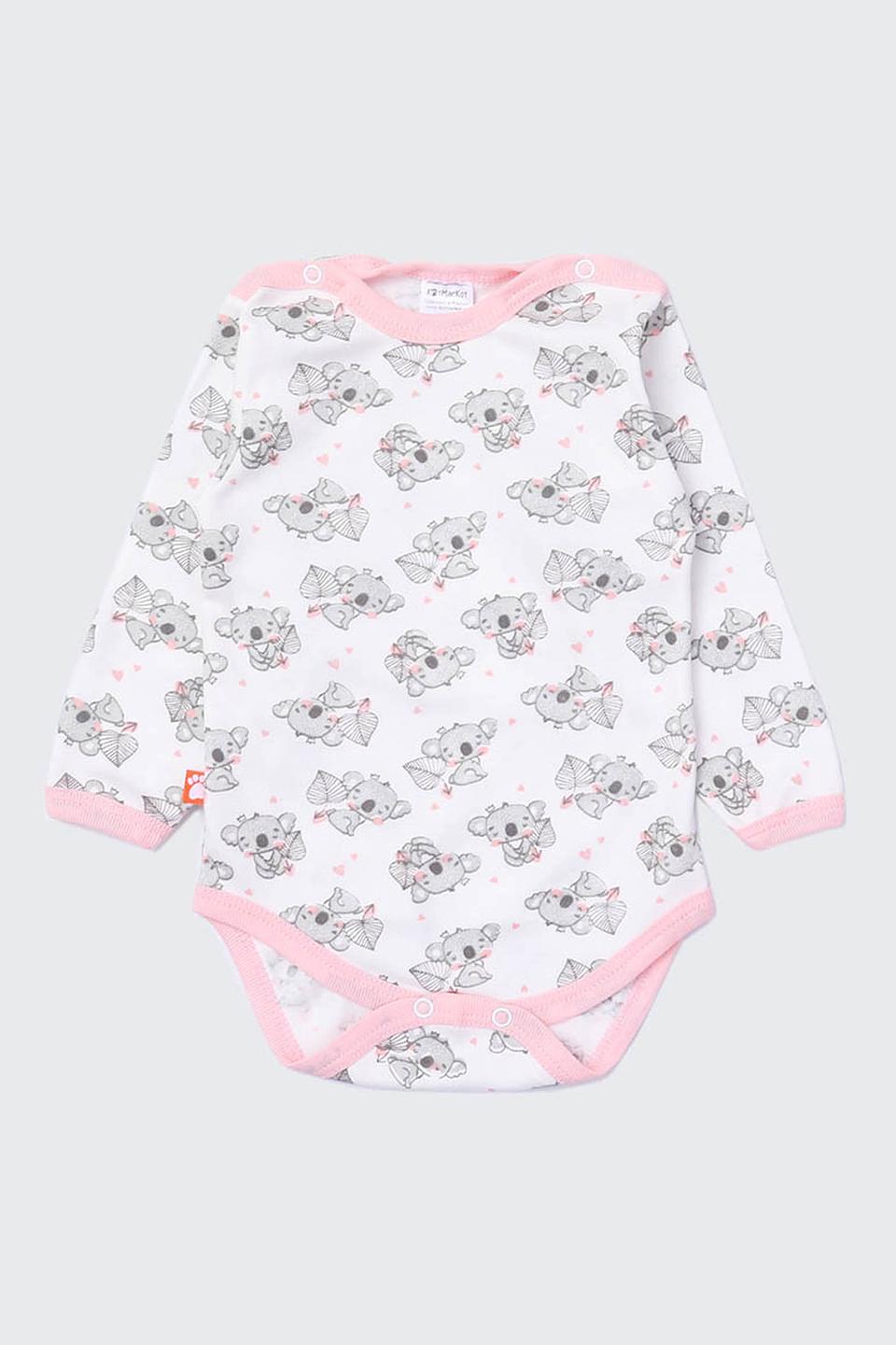 Боди КотМарКот с котятами розовый