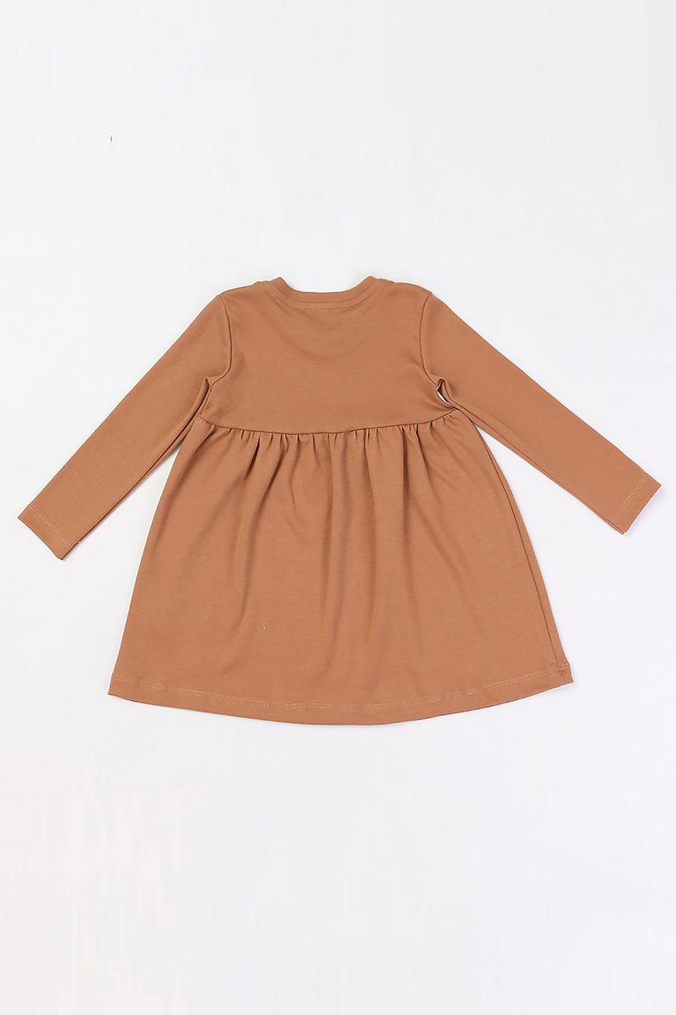 Платье КотМарКот с белкой коричневое