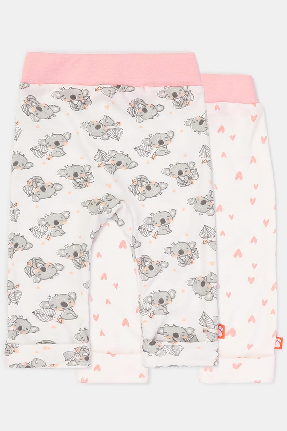 Брюки КотМарКот с коалами молочные