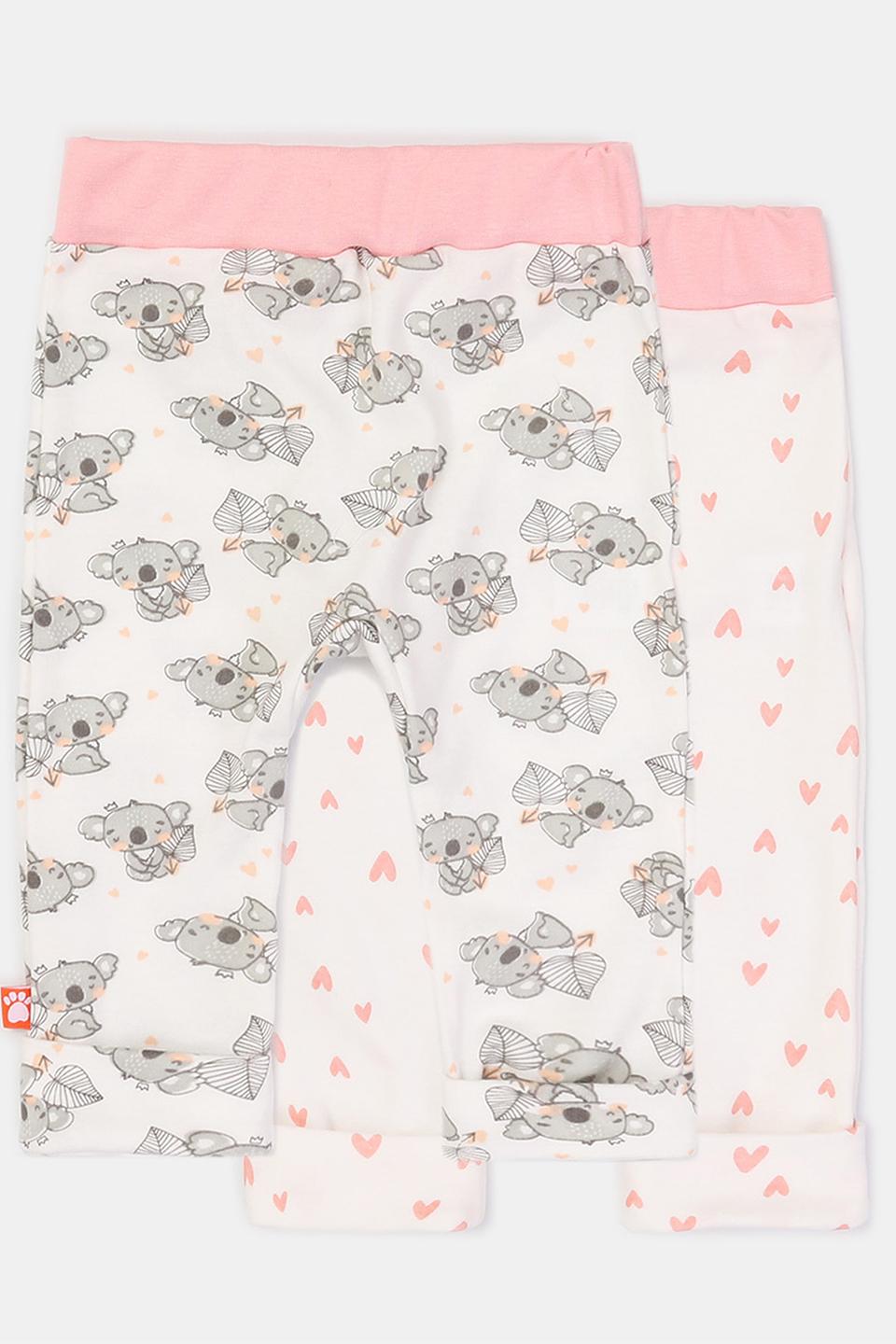 Брюки КотМарКот с коалами молочные