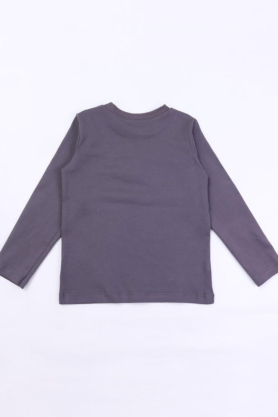 Футболка КотМарКот girl серая с зайчиком