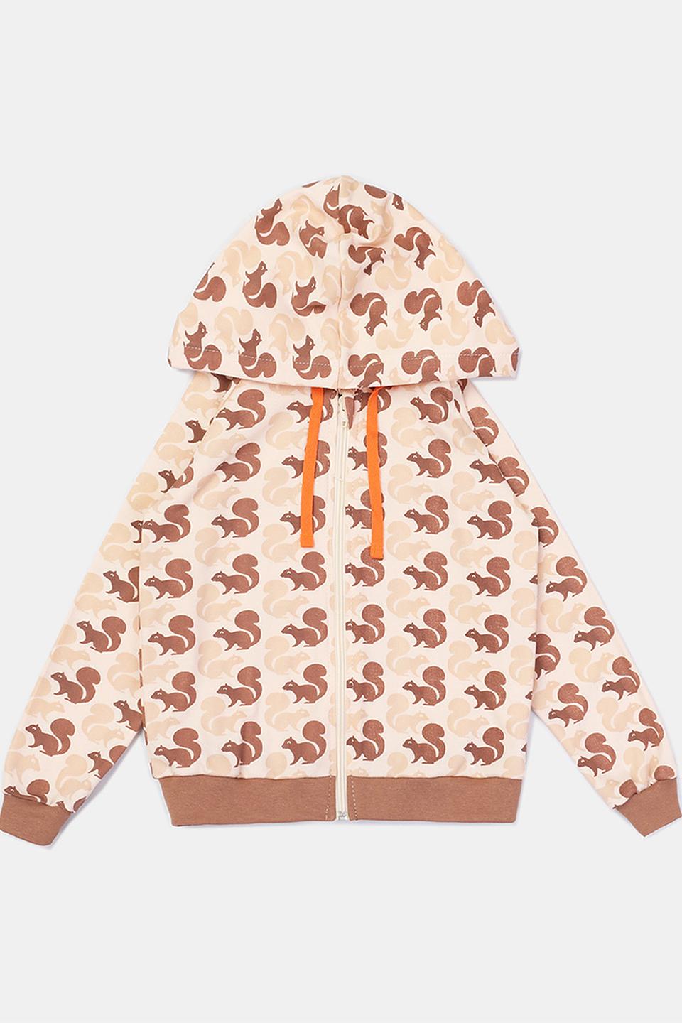 Кардиган КотМарКот с белками бежевый