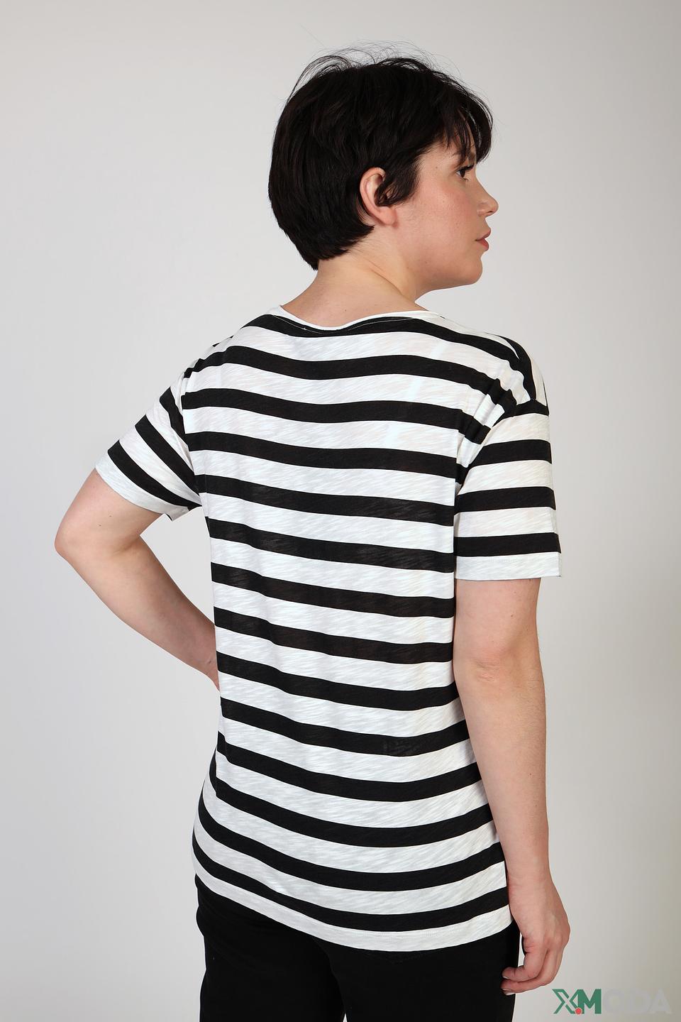 Футболка Tuzzi в полоску с пайетками