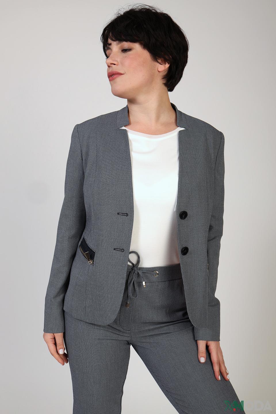 Жакет Betty Barclay серый в клетку