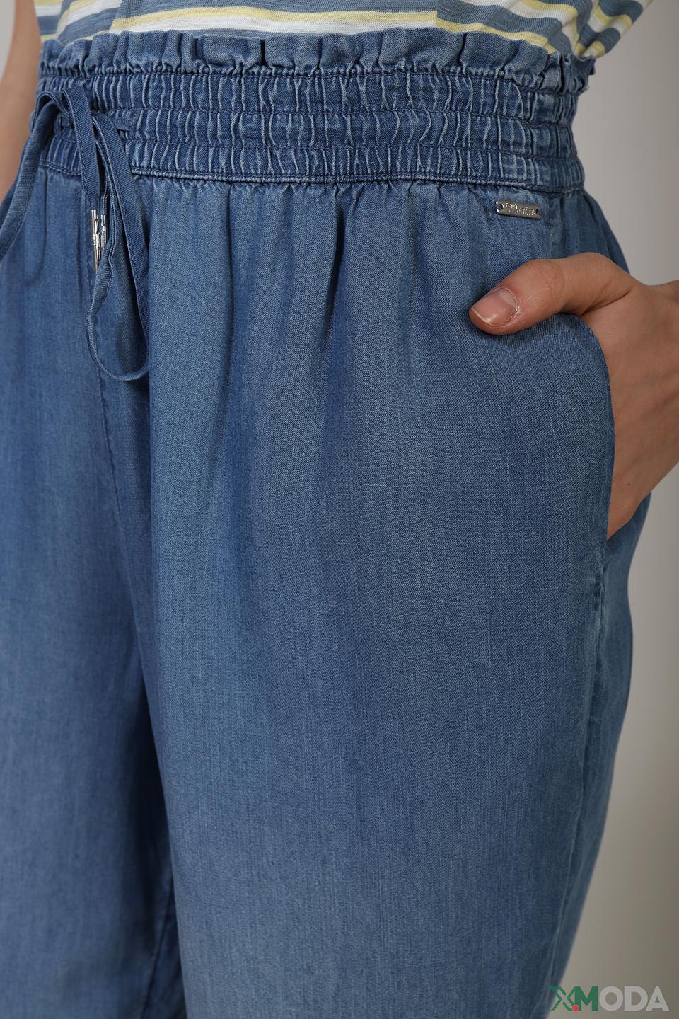 Брюки Tom Tailor джоггеры голубые