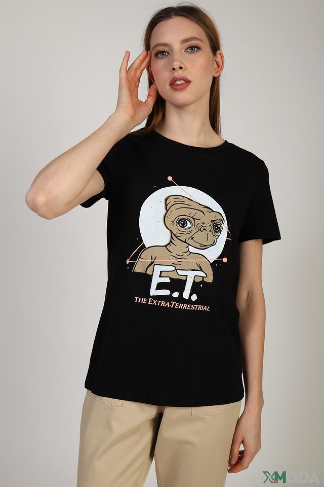 Футболка QS E.T. чёрная