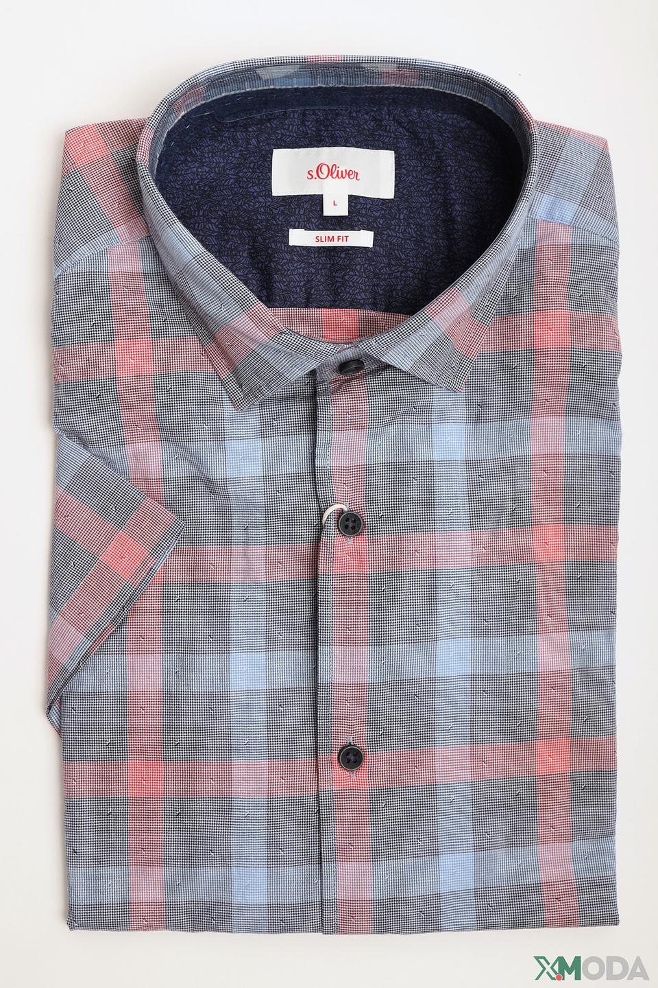 Рубашка кр-рукав s.Oliver в клетку