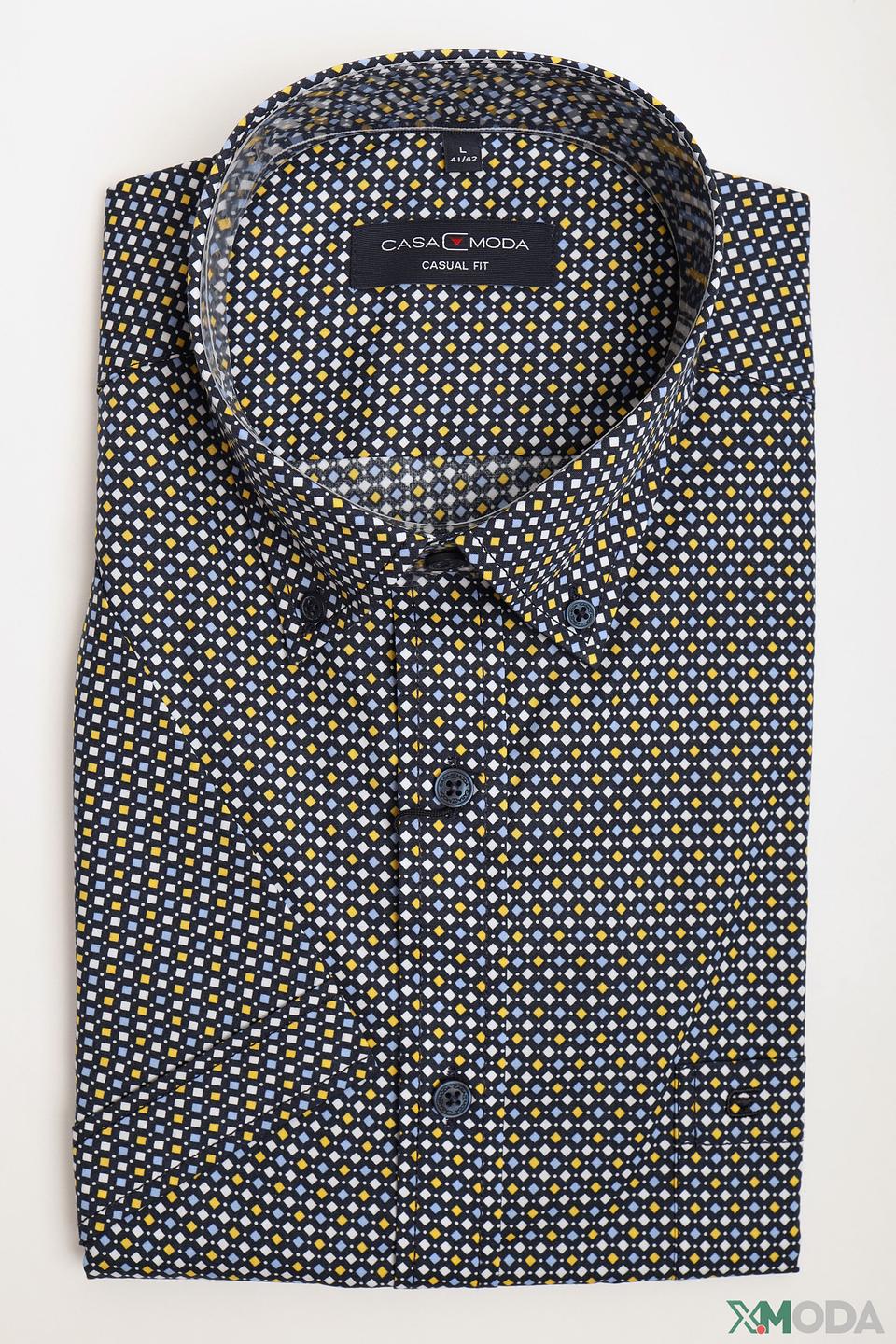 Рубашка кр Casa Moda в горошек