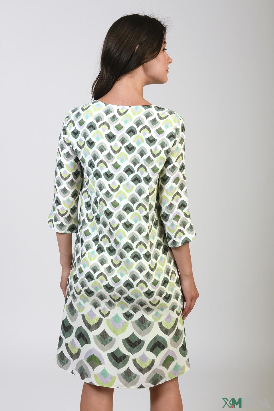 Платье Bianca с геометрическим принтом