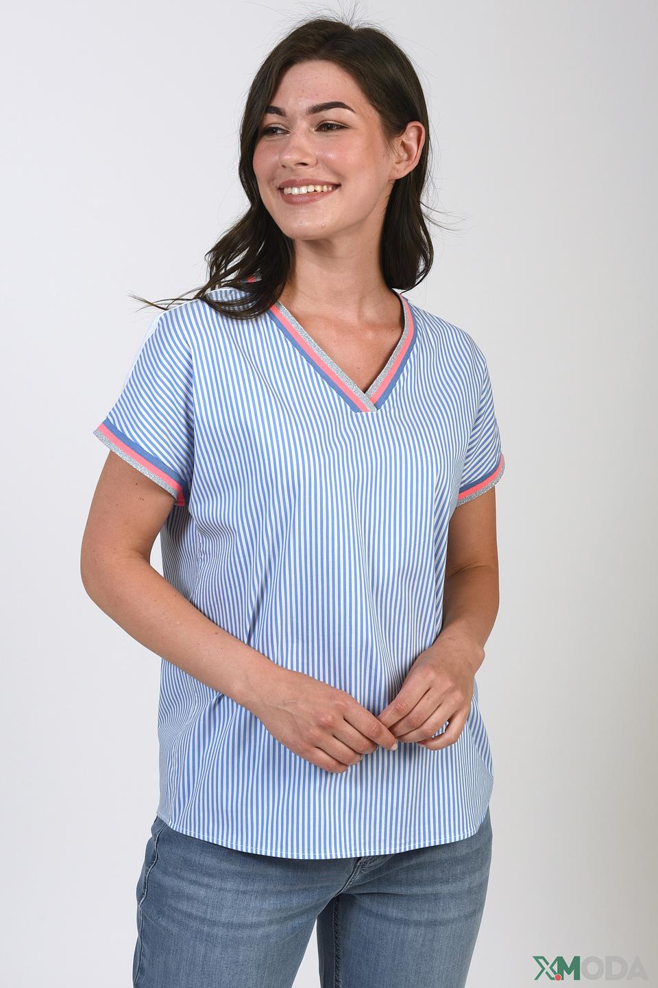 Блуза Betty Barclay в полоску голубую