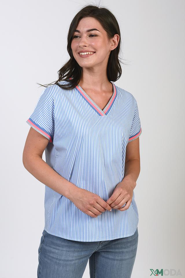 Блуза Betty Barclay в полоску голубую