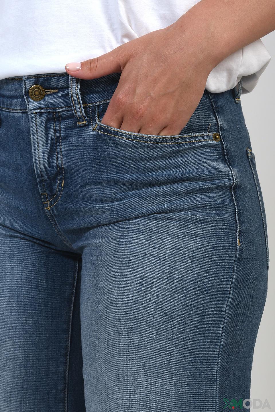 Джинсы Cambio клеш синие