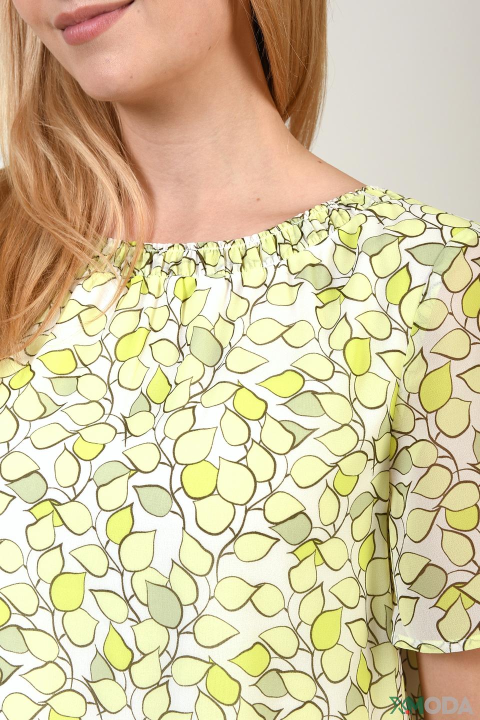 Блуза Comma с цветочным принтом