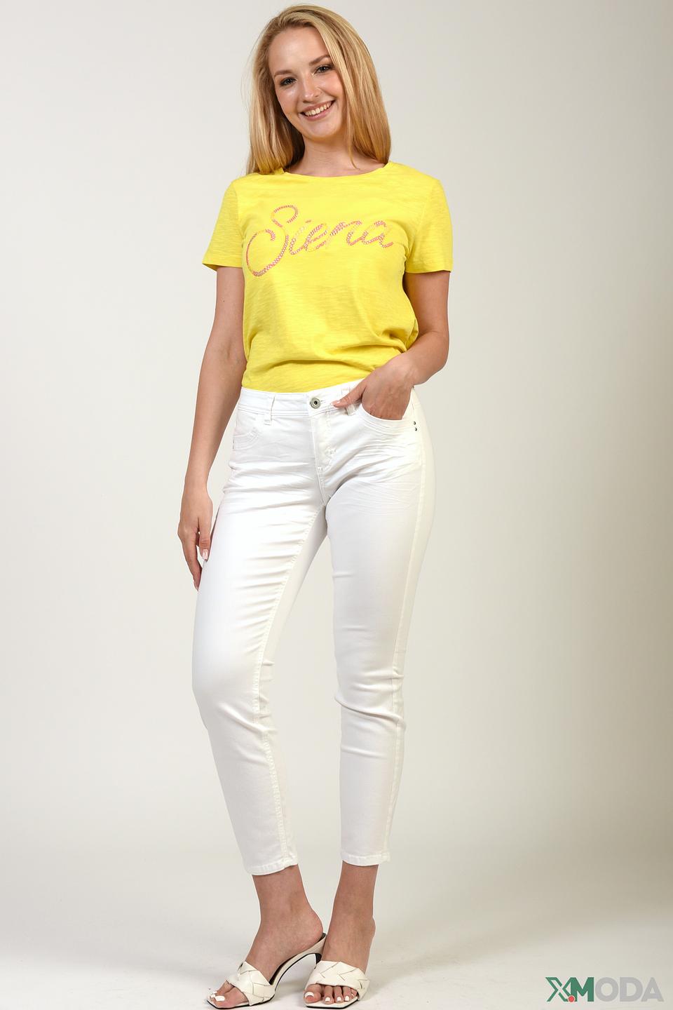 Джинсы Taifun скинни белые