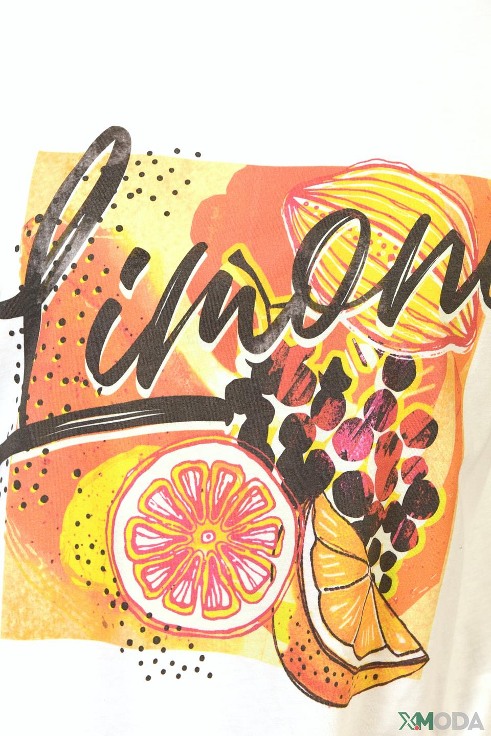 Футболка Taifun с принтом лимон