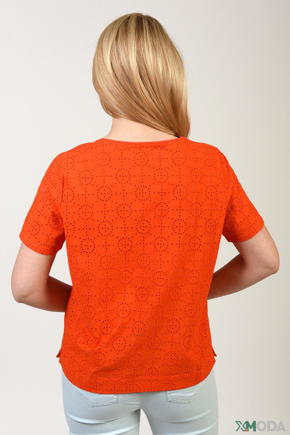 Блуза Gerry Weber оранжевая с вышивкой