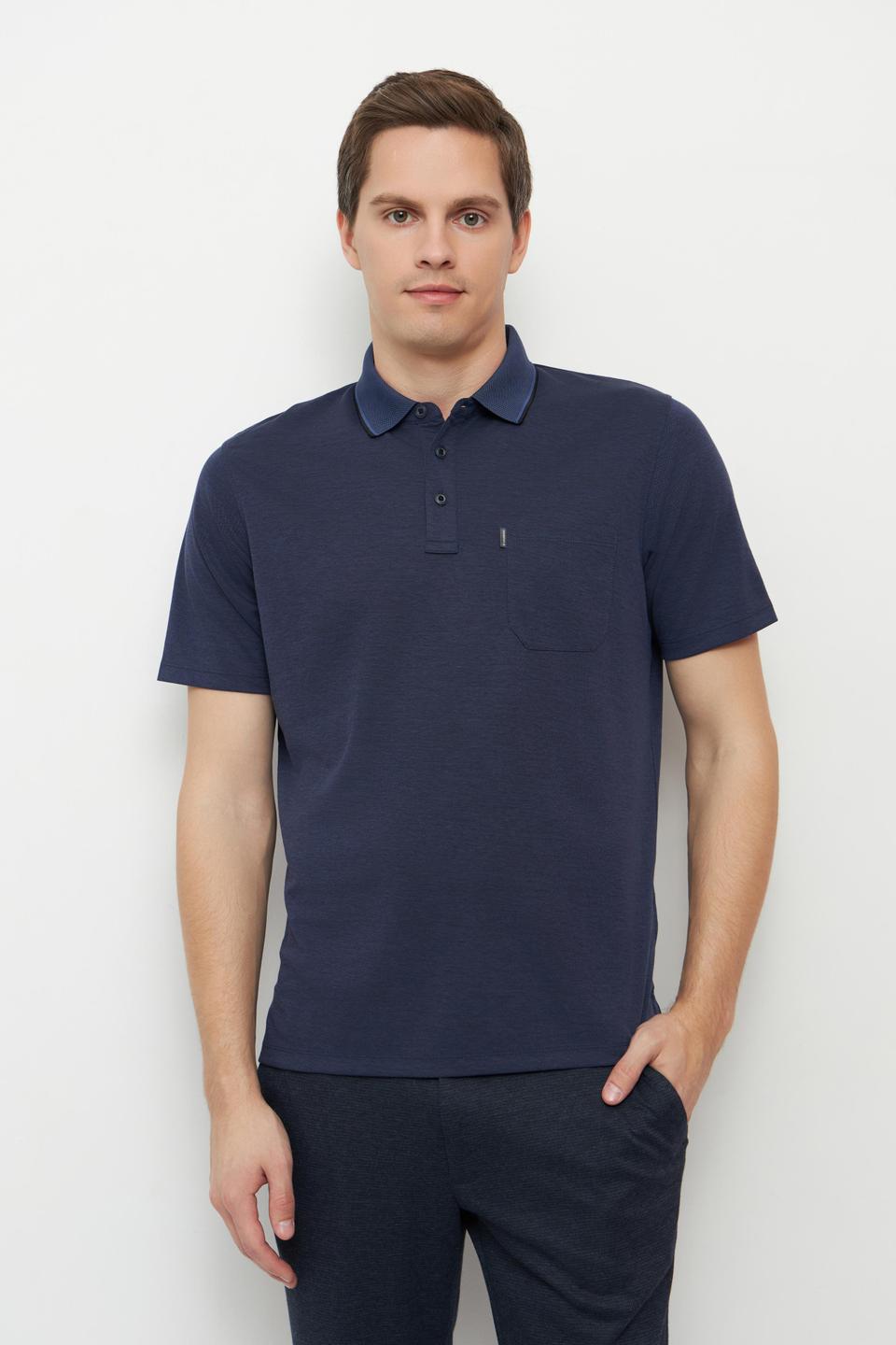 Поло Casa Moda men темно-синее