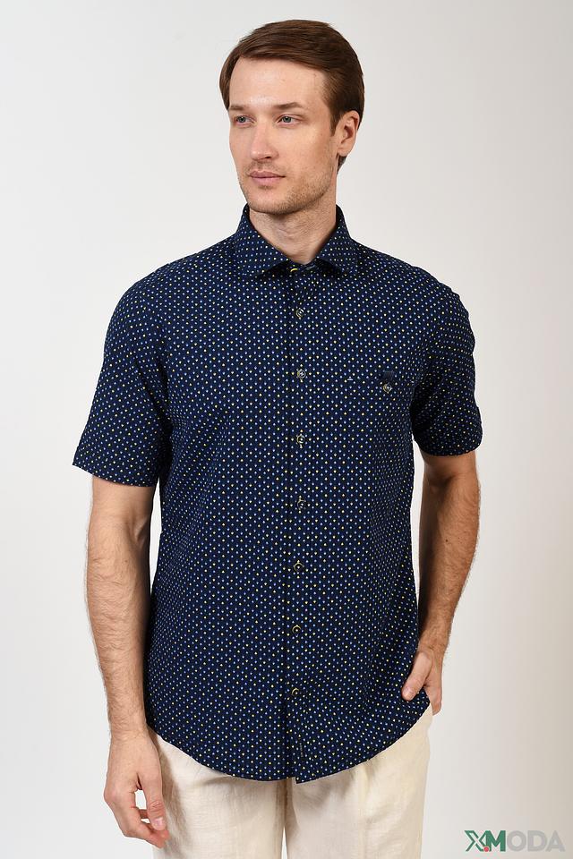 Рубашка кр Casa Moda в горошек