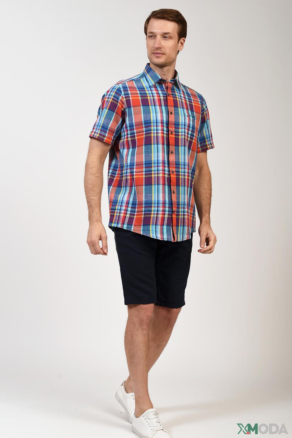 Рубашка кр Casa Moda в клетку