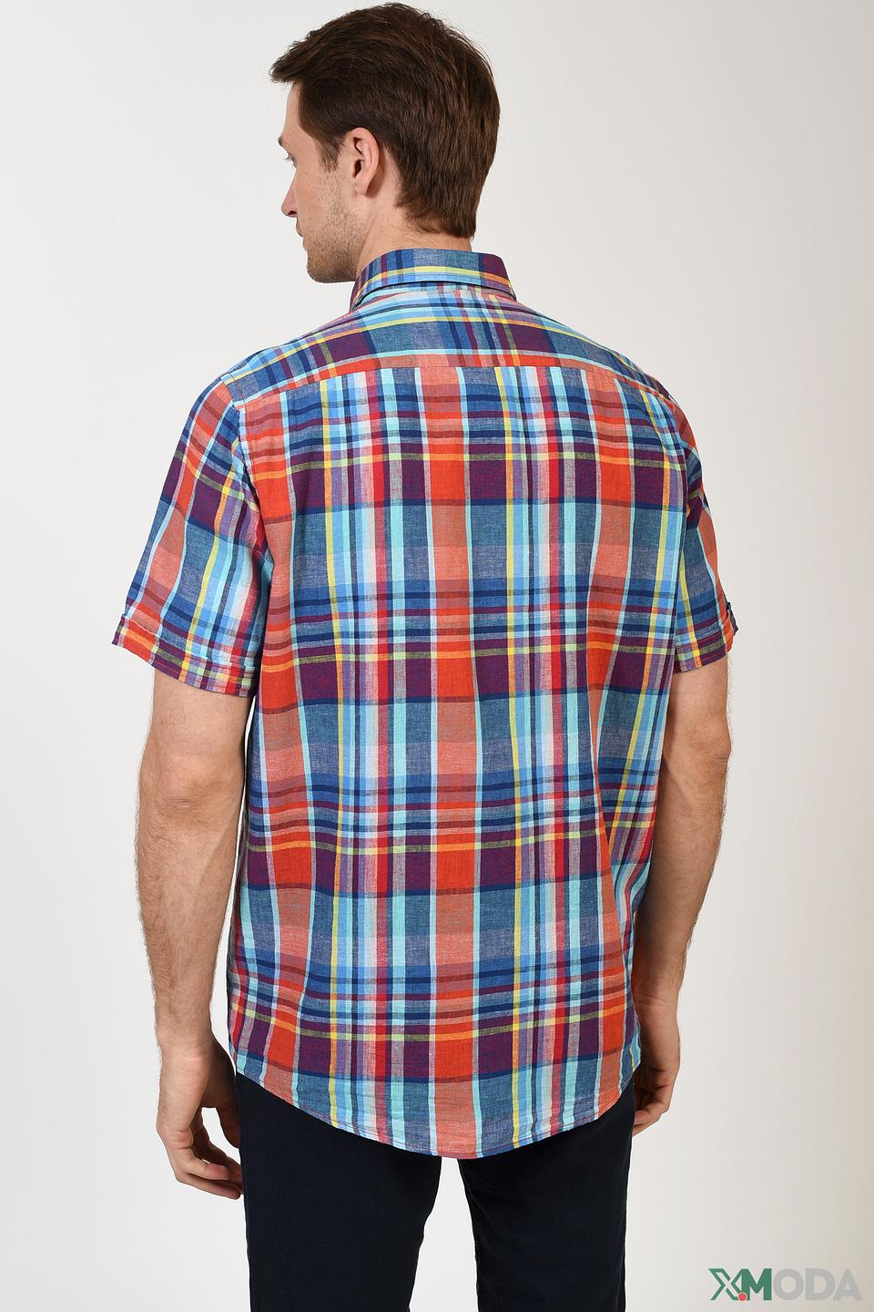 Рубашка кр Casa Moda в клетку